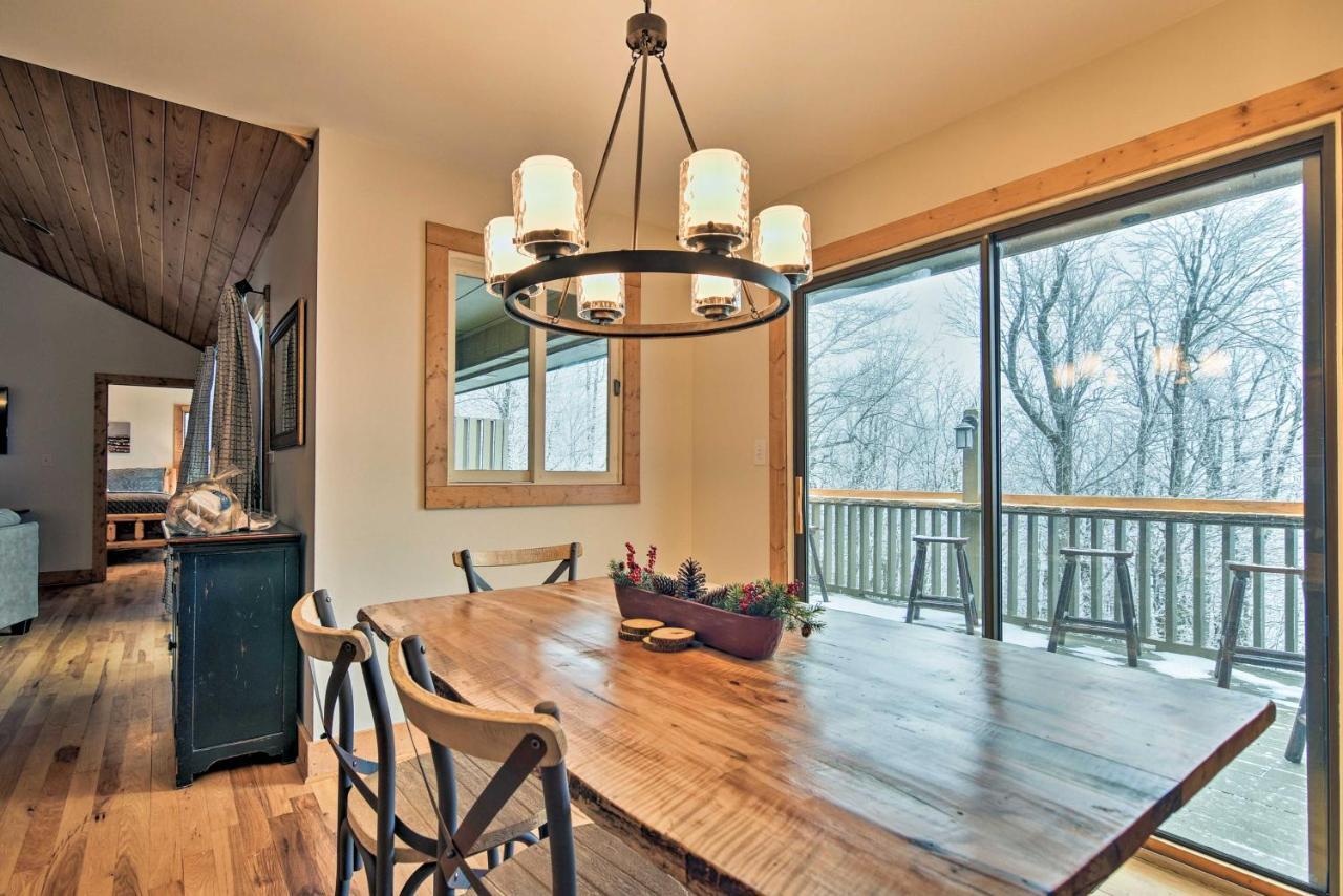 Cabin With Hot Tub And Mountain Views Less Than 5 Mi To Boone Blowing Rock Exterior photo