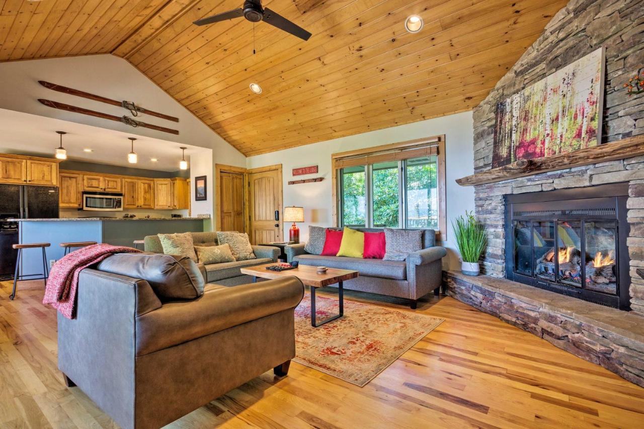 Cabin With Hot Tub And Mountain Views Less Than 5 Mi To Boone Blowing Rock Exterior photo