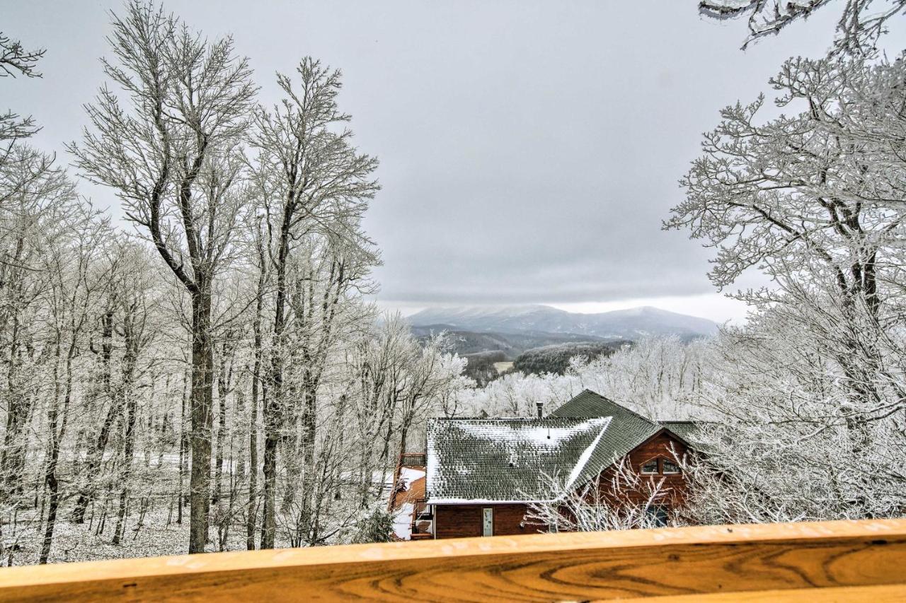 Cabin With Hot Tub And Mountain Views Less Than 5 Mi To Boone Blowing Rock Exterior photo