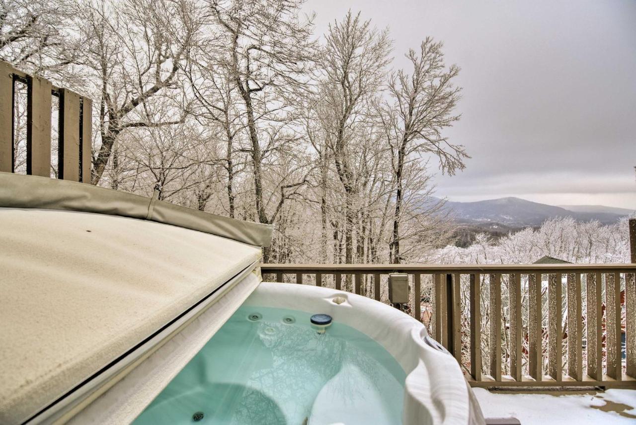 Cabin With Hot Tub And Mountain Views Less Than 5 Mi To Boone Blowing Rock Exterior photo
