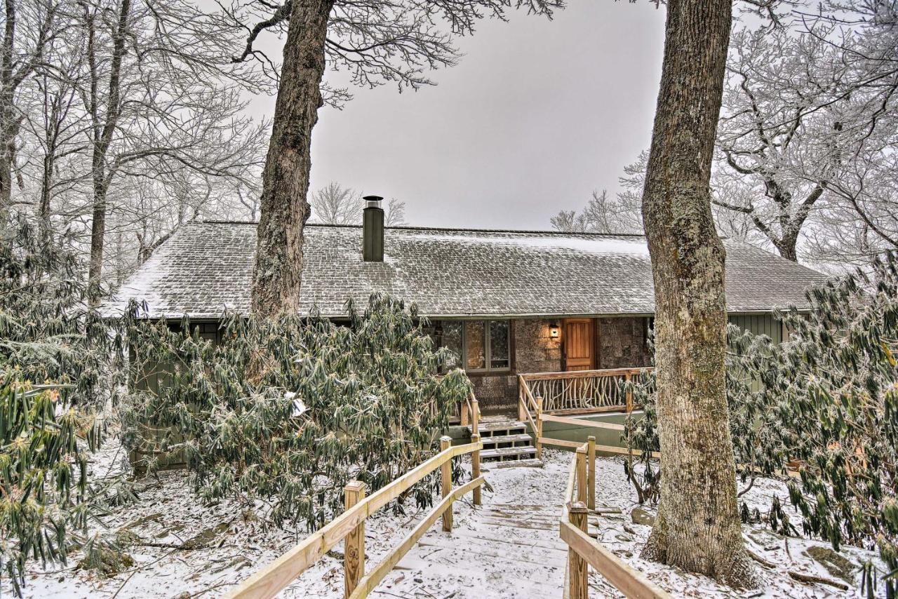 Cabin With Hot Tub And Mountain Views Less Than 5 Mi To Boone Blowing Rock Exterior photo