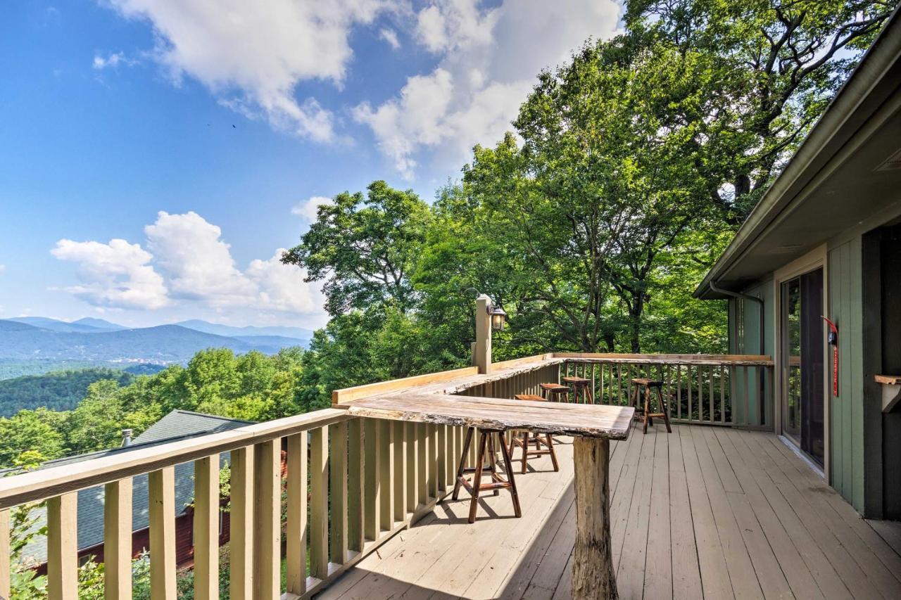 Cabin With Hot Tub And Mountain Views Less Than 5 Mi To Boone Blowing Rock Exterior photo